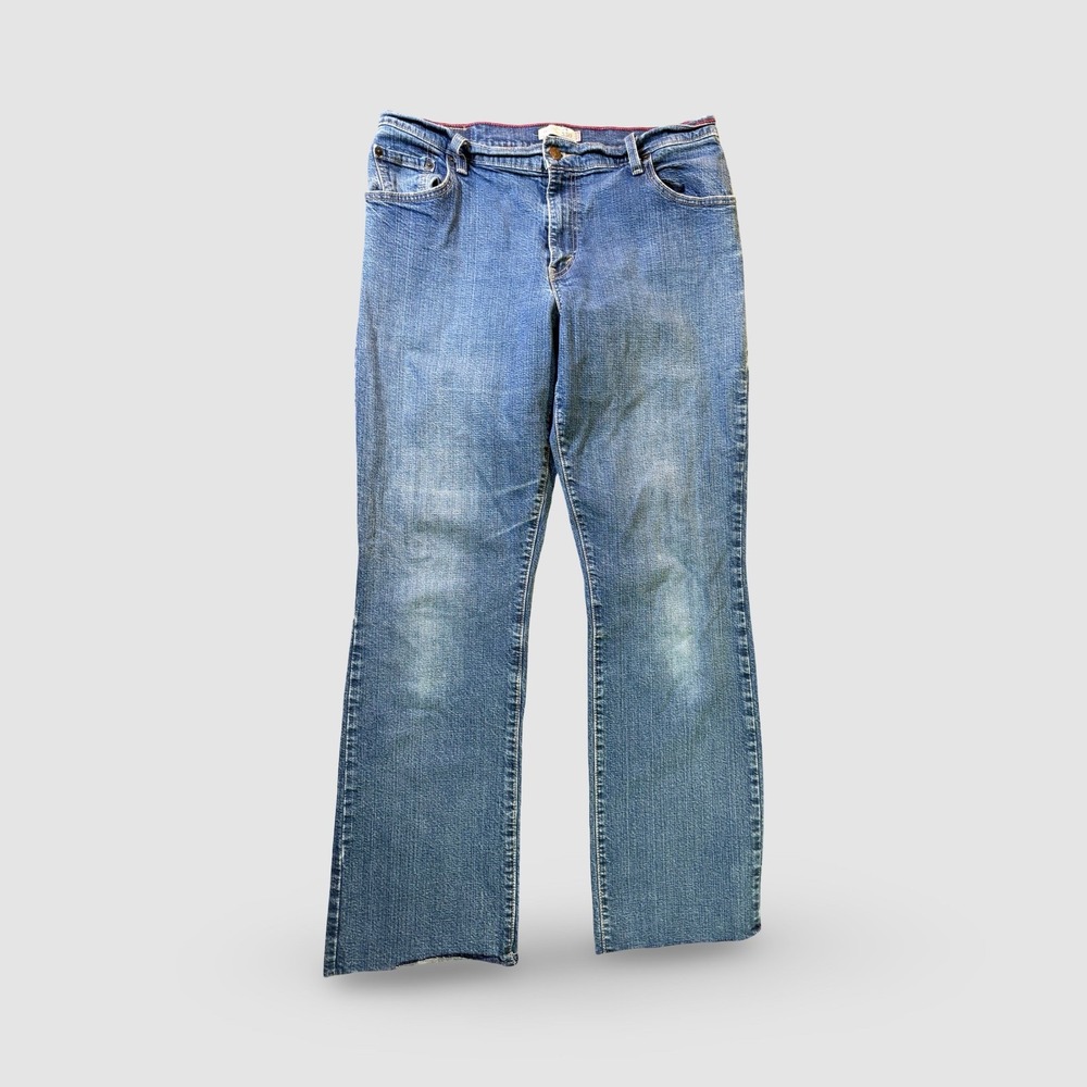 Levi's 550 Relaxed Boot Cut Jeans Womens 14L Blue Denim Stretch Mid Rise